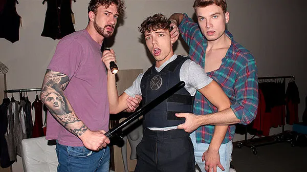 Covering the Law’s Ass with Cum: Who’s in Charge Now? – Jack Valor, Caden Dior, Evan Jordie