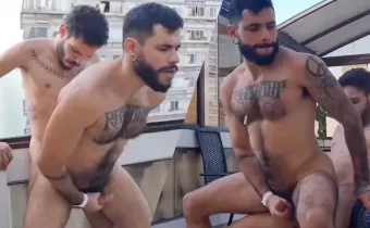 Watch porn video Cassio Farias – Getting fucked on the rooftop