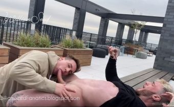 Watch porn video Ace Quinn blowing William Seed on a Rooftop